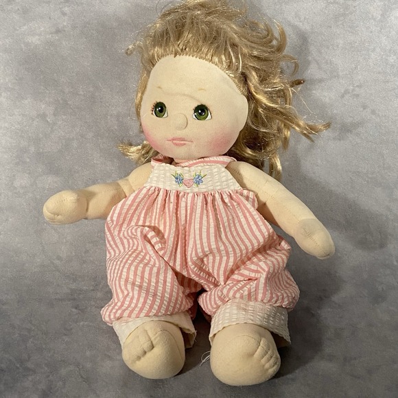Mattel Other - Vintage 1985 Mattel My Child Doll W/ Strawberry Blonde Hair & Aqua Green Eyes